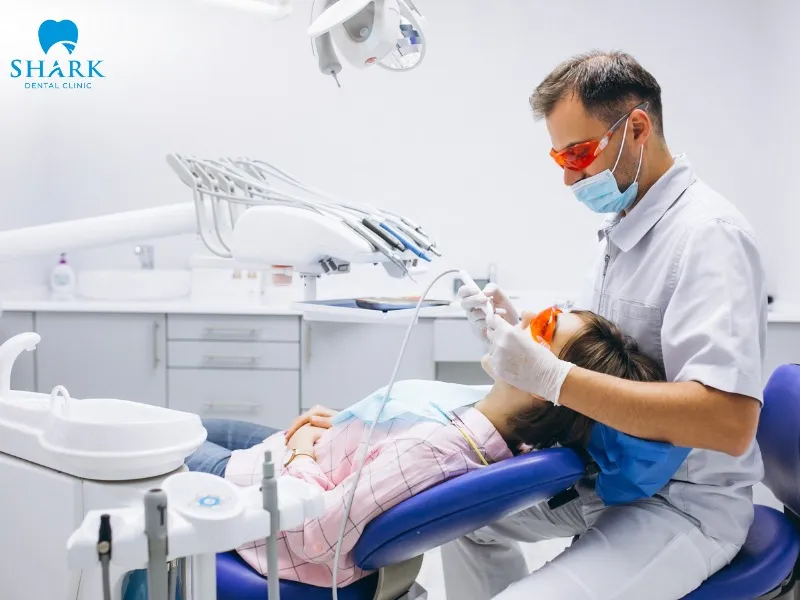 Customers will undergo professional oral cleaning and dental impressions will be taken to fabricate customized prosthetic teeth