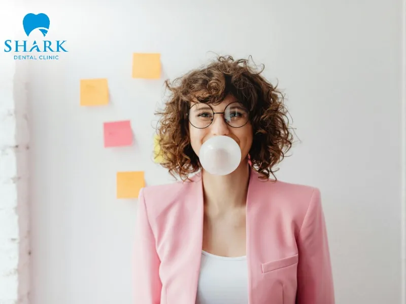 You can chew sugar-free gum to help reduce bad breath