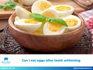 Can I eat eggs after teeth whitening? Detailed instructions