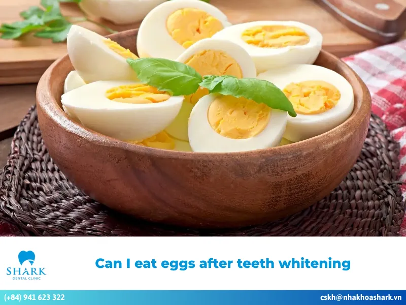Can I eat eggs after teeth whitening? Detailed instructions
