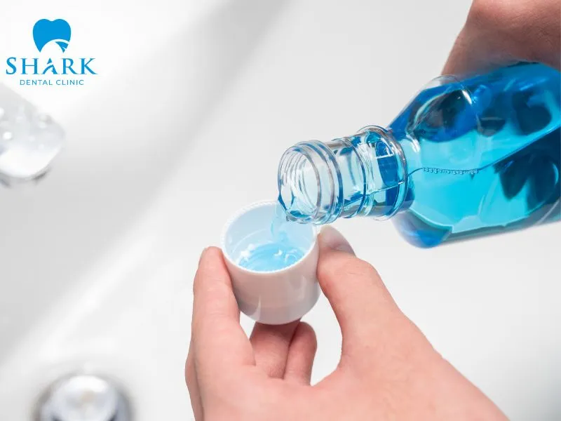 You should make a habit of rinsing your mouth regularly and gently to help keep the oral cavity clean