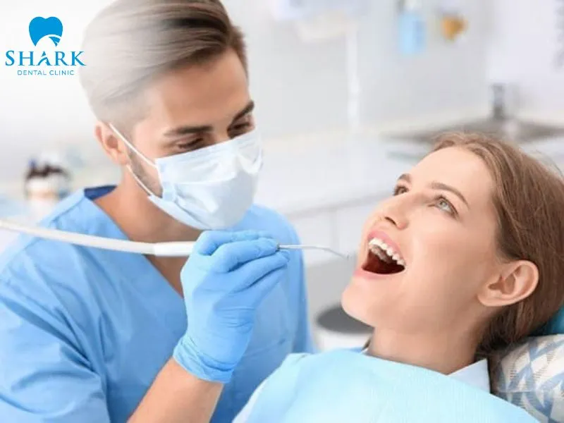 A comprehensive dental examination is the first step in the porcelain tooth restoration process