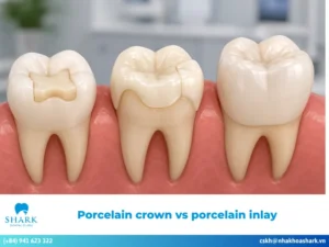 Porcelain crown vs porcelain inlay: What are the differences?