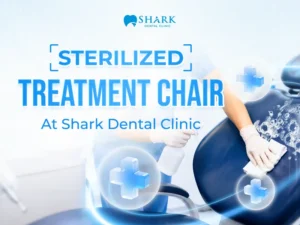 Sterilization of treatment chairs at Shark Dental Clinic