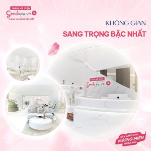 Không gian sang trọng nhưng không kém phần ấm cúng tại SeoulSpa.Vn