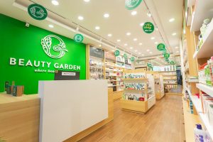 Không gian mua sắm tại Beauty Garden