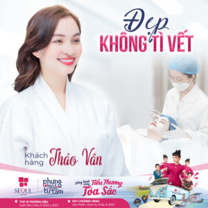 Khách hàng sở hữu làn da mịn màng sau một liệu trình điều trị mụn tại  Seoul Center Kon Tum