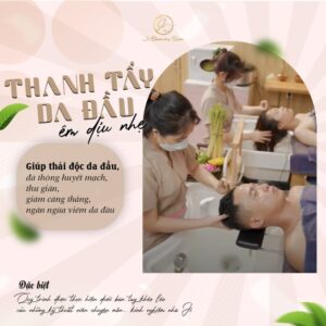 Hiệu quả gội đầu dưỡng sinh tại Ji Beauty Spa giúp thư giãn, thải độc da đầu