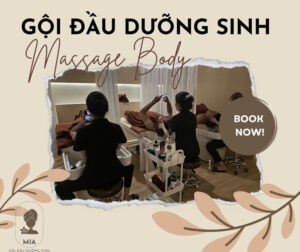 Gội đầu dưỡng sinh kết hợp massage body tại Mia được rất nhiều phụ nữ yêu thích 