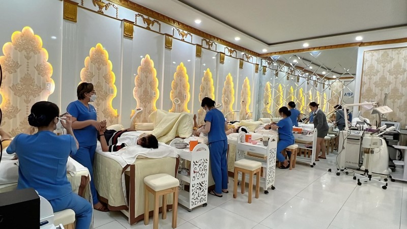 Vy House Spa có máy móc, thiết bị hiện đại, tiên tiến