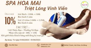Hoa Mai Spa Đà Nẵng ứng dụng công nghệ cao trong triệt lông