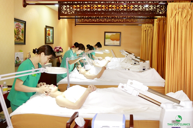 Spa Thu Cúc Clinics sở hữu các thiết bị triệt lông hiện đại