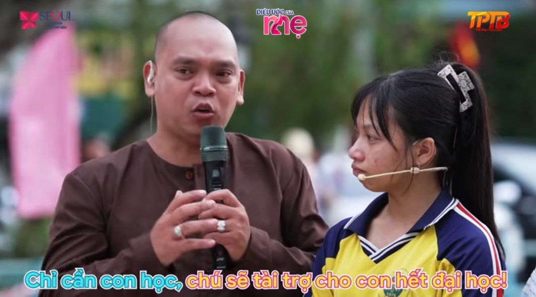 Bé Phương Yến, con của chị Hồng được Nhà Sản Xuất Thái Phan Thanh Bình tài trợ học hết đại học, không phải lo chi phí