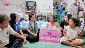 Chương trình “Điều Ước Của Mẹ” đã trực tiếp đến thăm và trao số tiền 50.000.000 VNĐ từ chương trình
