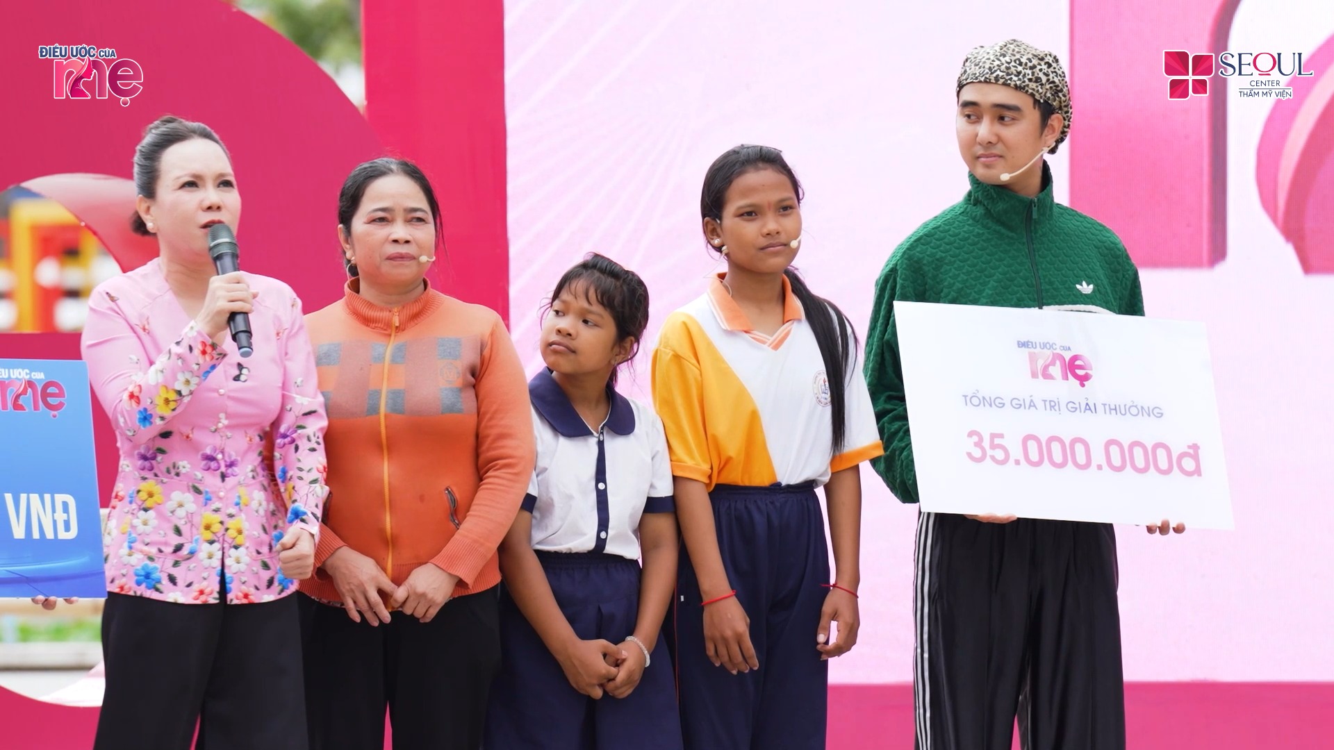 Tổng các vòng thi, chương trình “Điều Ước Của Mẹ” đã trao tặng 50.000.000 cho ba dì cháu