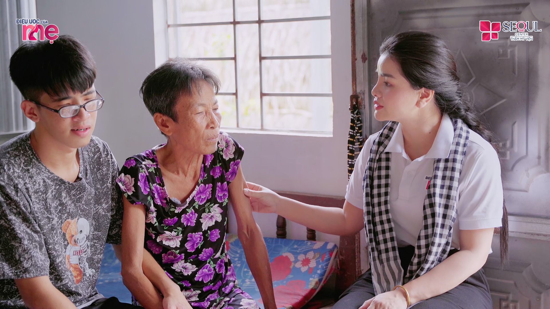 Cô Bảy và các cháu chia sẻ đều không thể ngủ khi hay tin chương trình đến trao quà