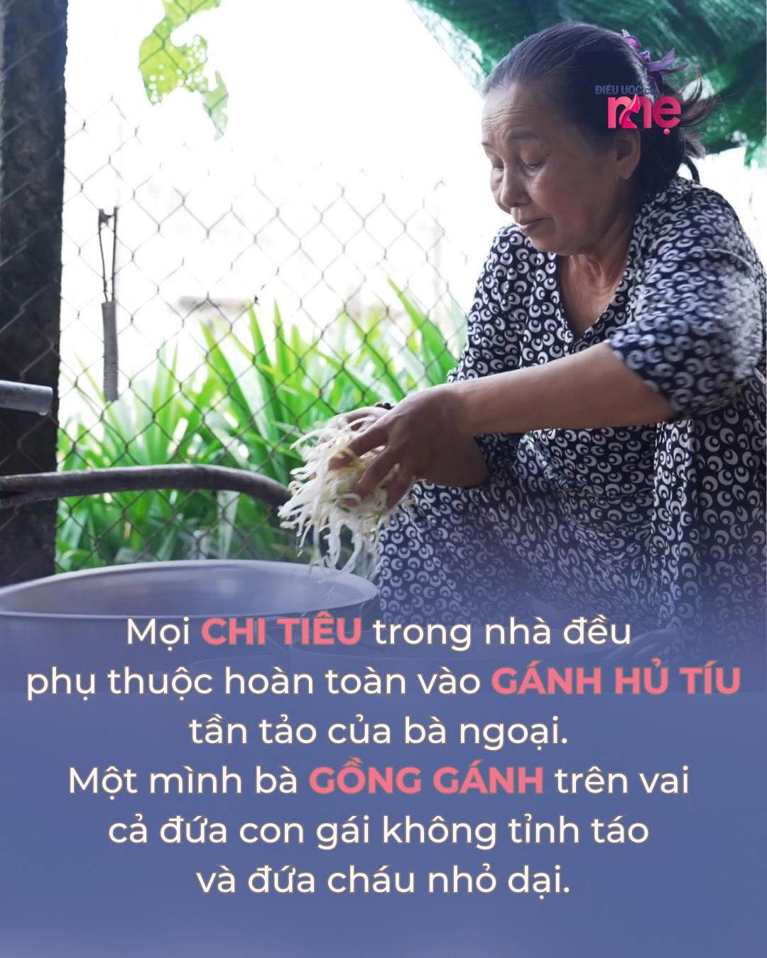 Mọi gánh nặng trong gia đình để đổ dồn lên vai người bà là cô Điệp