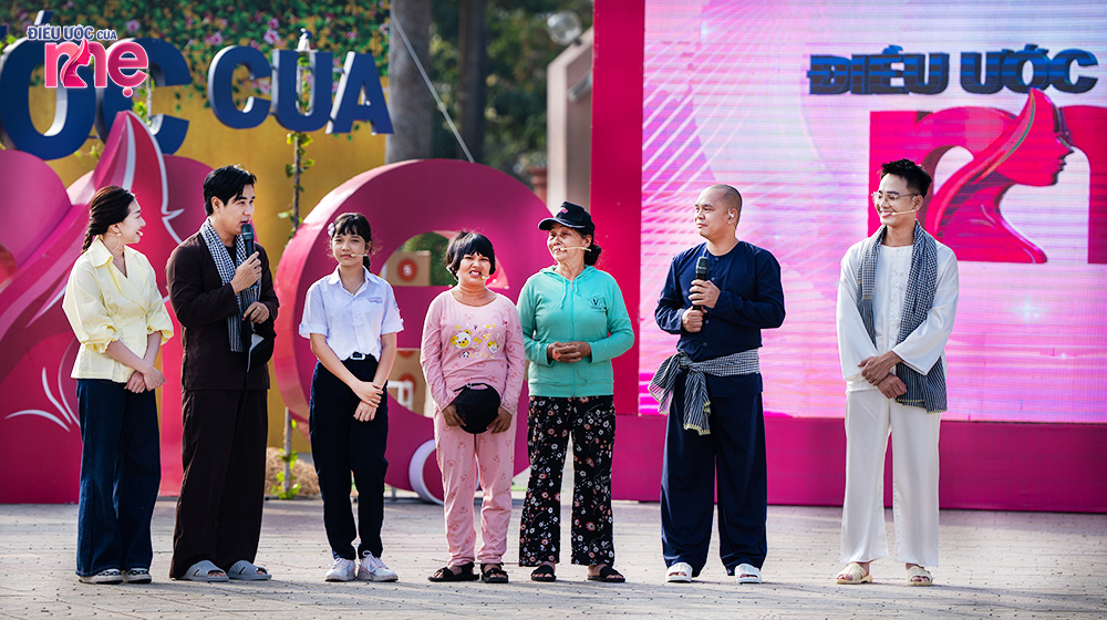 Nhiều may mắn đến khi gia đình chị Lệ, bé Nhi đến tham gia chương trình Điều Ước Của Mẹ