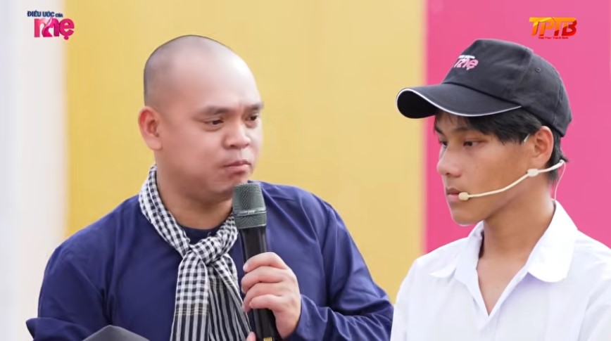 Anh Thái Phan Thanh Bình khẳng định chương trình sẽ luôn đồng hành trên chặng đường phát triển tương lai của các em Thủy, Như, An