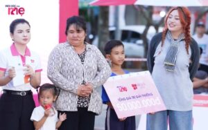 Sau chương trình, gia đình chị nhận về nhiều giải thưởng có giá trị