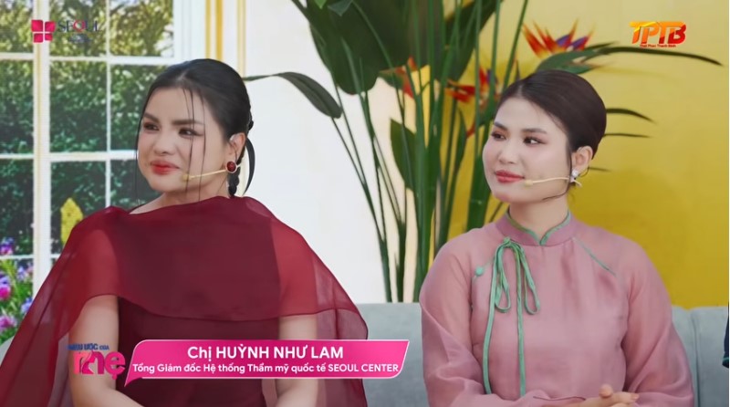 Chị Huỳnh Như Lam - Tổng Giám Đốc Thẩm mỹ viện Seoul Center chia sẻ về lý do quyết định tài trợ chính cho chương trình