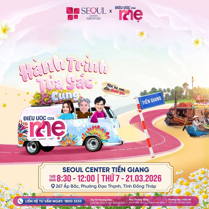 Tập 1 Hành Trình Tỏa Sắc cùng Điều Ước Của Mẹ được diễn ra tại chi nhánh Seoul Center Tiền Giang