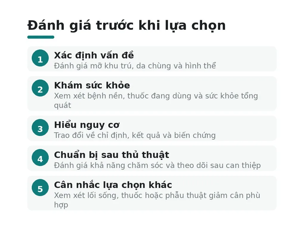 Khi nào nên cân nhắc công nghệ xâm lấn hoặc phẫu thuật?
