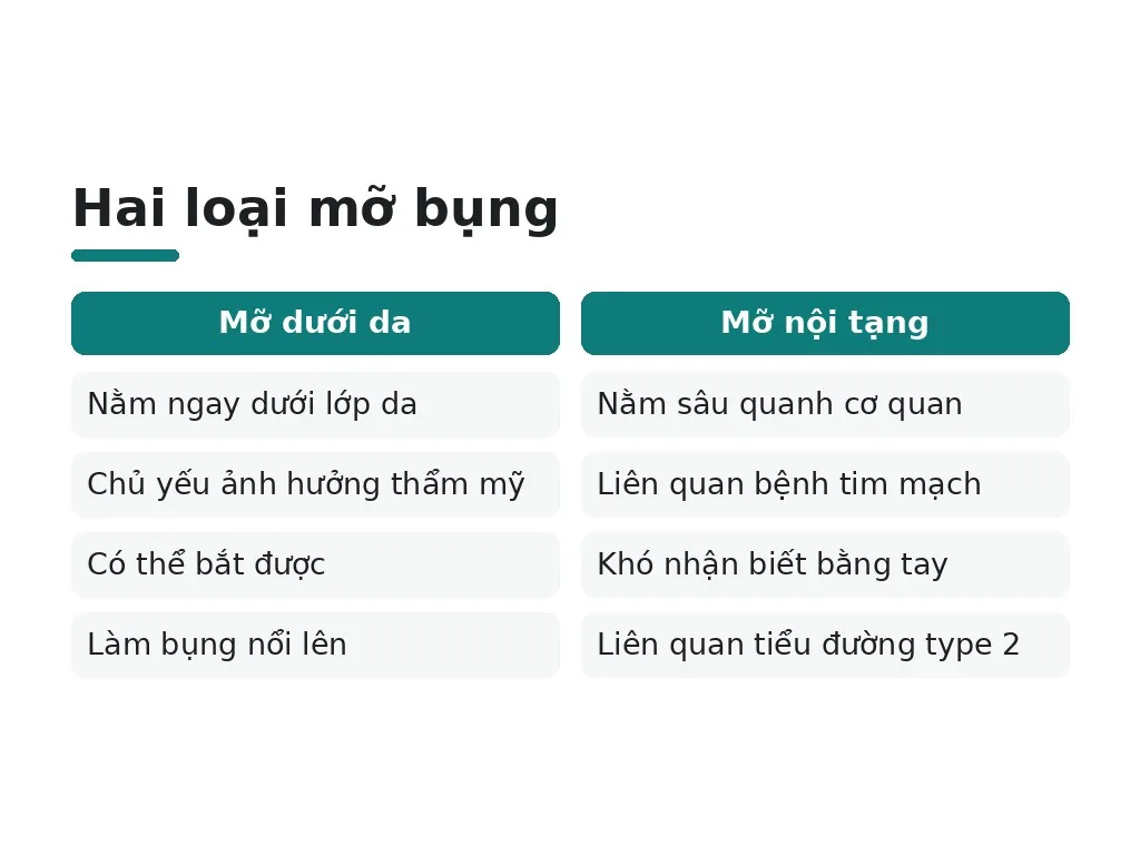 Mỡ bụng: vấn đề sức khỏe hay chỉ thẩm mỹ?
