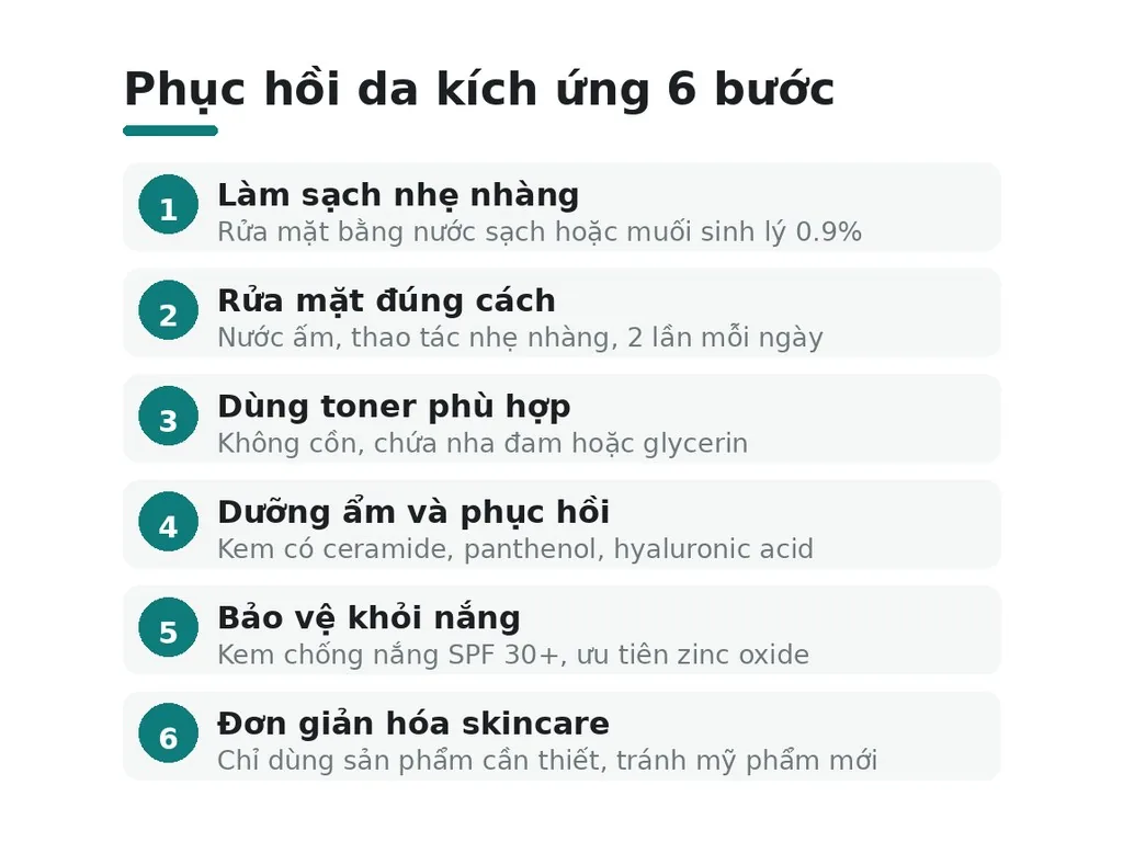 Làm thế nào để chăm sóc da kích ứng đúng cách?