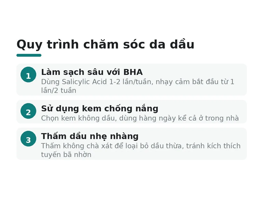 Những sản phẩm và thành phần nào tốt cho vùng mũi dầu?