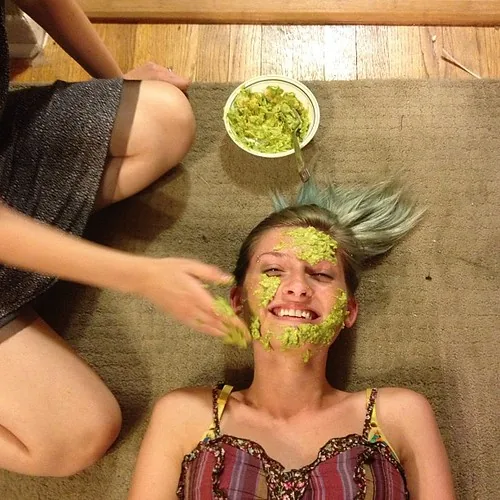 avocado mask dry skin