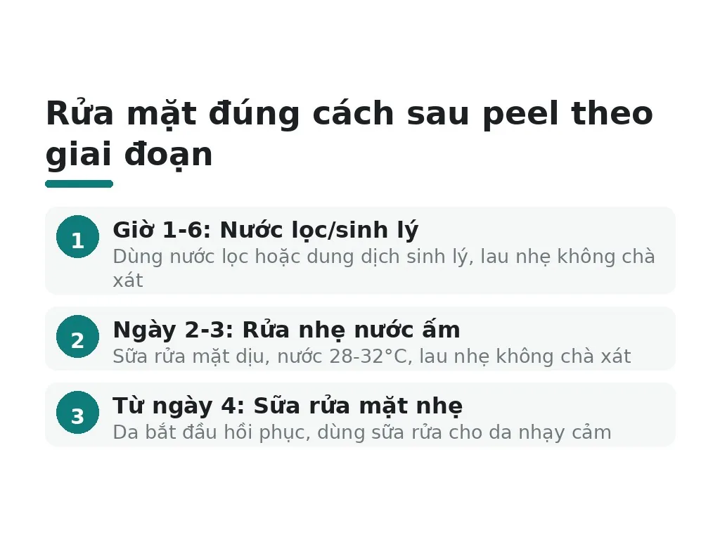 Làm thế nào để rửa mặt đúng trong từng giai đoạn?