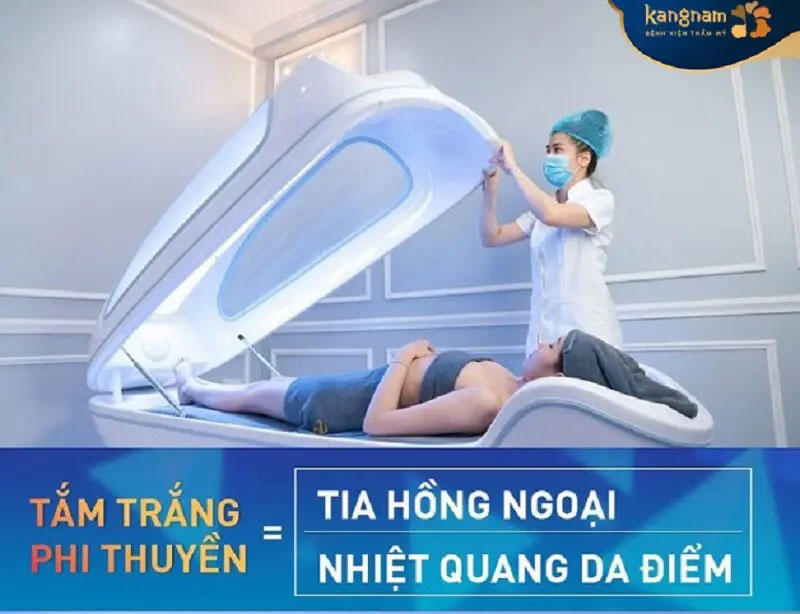 Khu vực ủ trắng được bố trí riêng biệt, đảm bảo sự riêng tư và thoải mái cho mỗi khách hàng