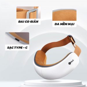 Máy massage mắt KLC với các thiết kế đảm bảo an toàn và thoải mái cho người dùng