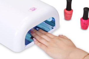 Làm khô sơn gel bằng máy