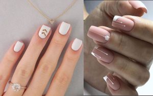 Form móng vuông giúp cho bàn tay trở nên nữ tính và dịu dàng hơn