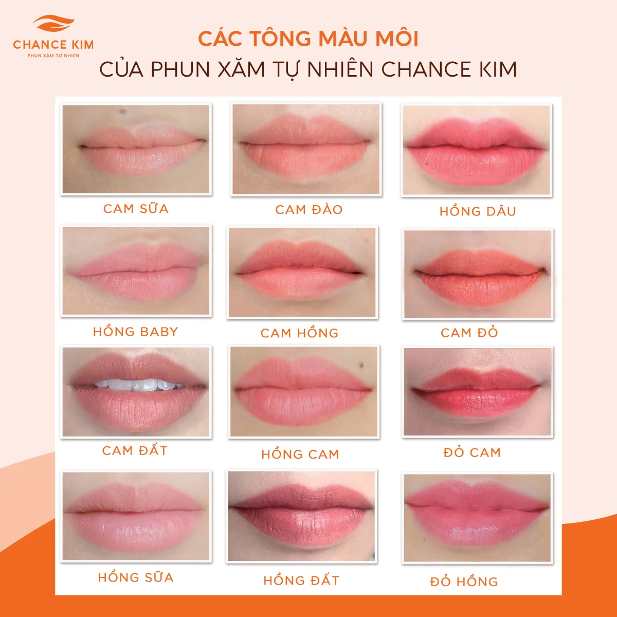 Chance Kim nổi bật với dịch vụ phun môi đa dạng màu sắc