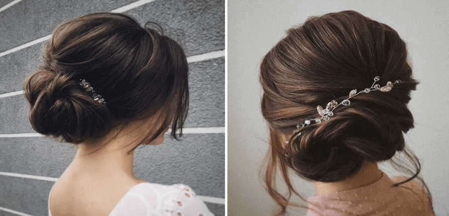 Kiểu búi thấp lả lơi