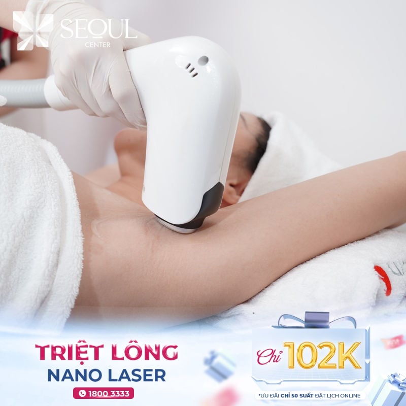 Seoul Center là địa chỉ triệt lông uy tín tại Hà Nội