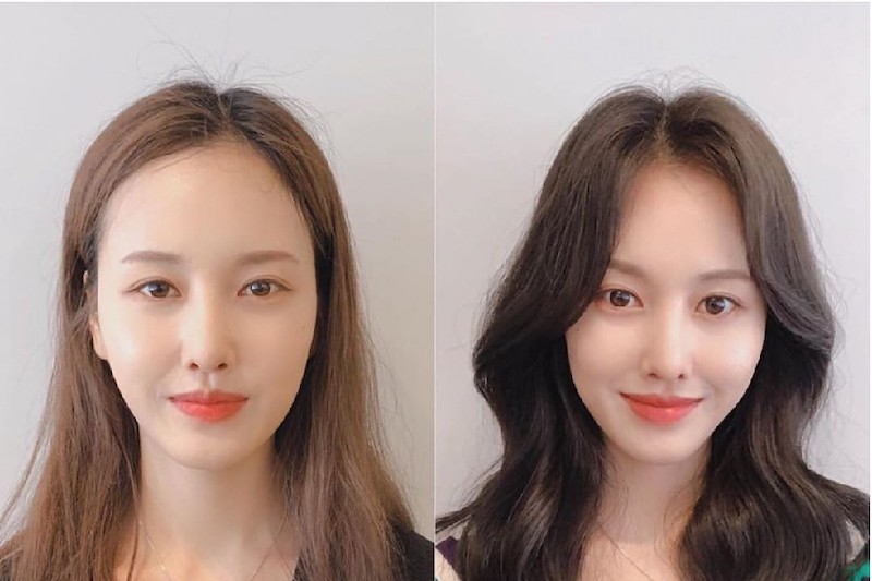 Tóc uốn xoăn là kiểu tóc khá phù hợp với người mặt dài