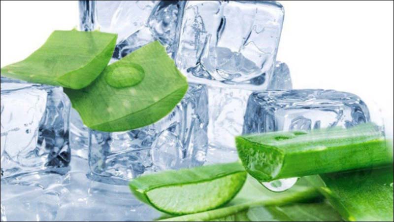 Đá bọt và nha đam là sự kết hợp giúp làm mờ mực xăm lông mày