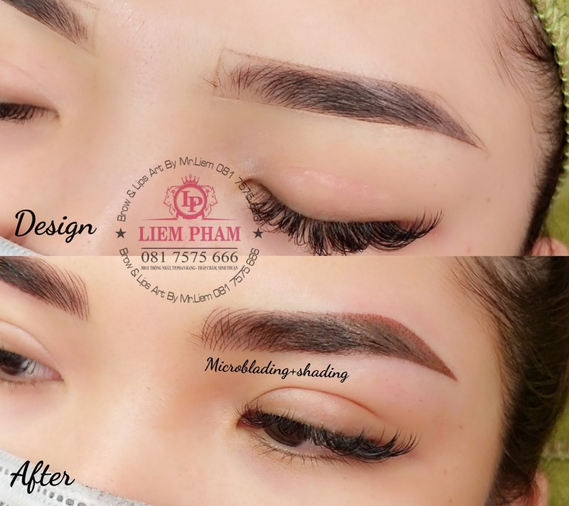 Kết quả phun xăm mày tại Liem Pham Beauty & Clinic