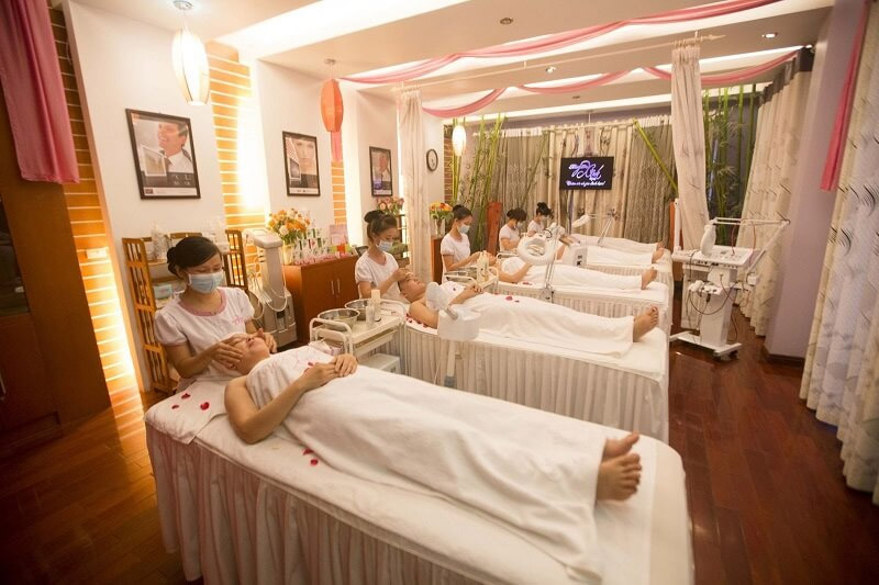 Không gian ấm cúng tại spa làm đẹp Sài Gòn Xinh chuyên phun xăm thẩm mỹ ở Quảng Trị