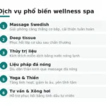 Dịch vụ phổ biến wellness spa