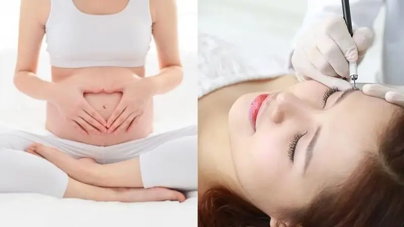 Vì sao phun xăm gây rủi ro khi mang thai?