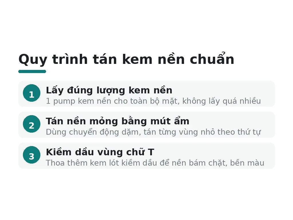 Kỹ thuật gì giúp kem nền không bị mốc?