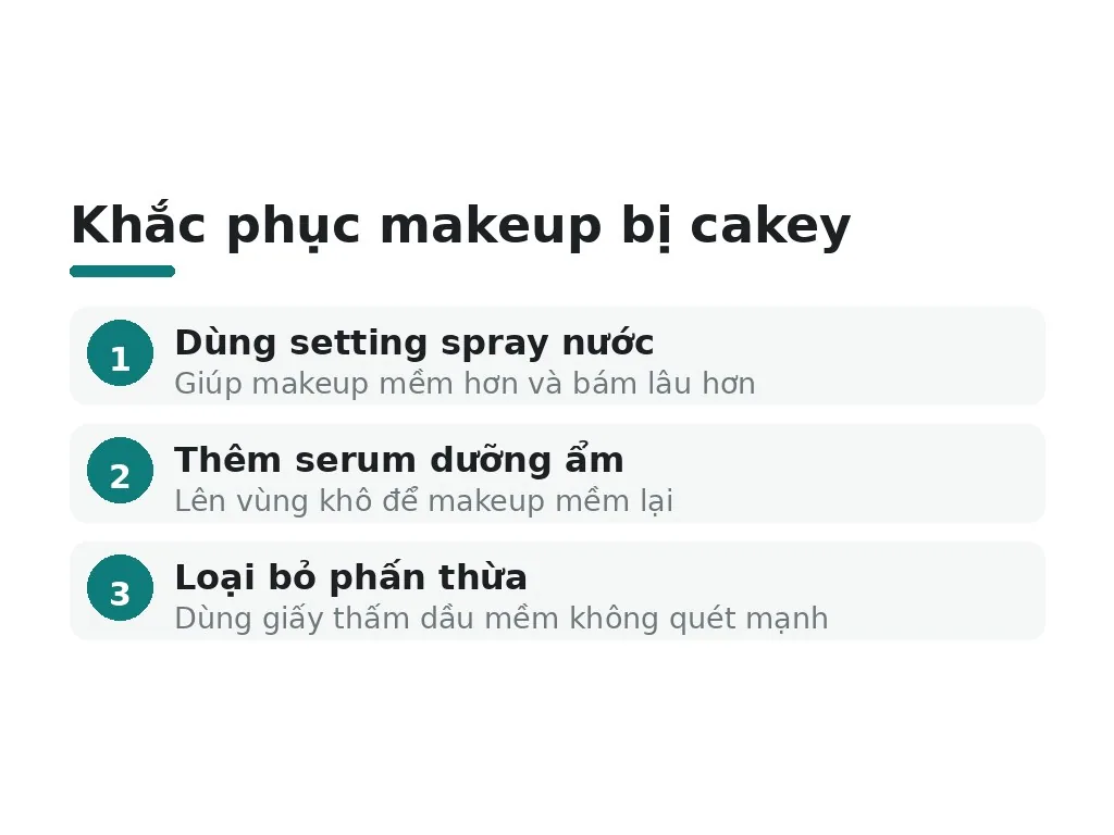 Tại sao makeup bị cakey khi trang điểm da khô?