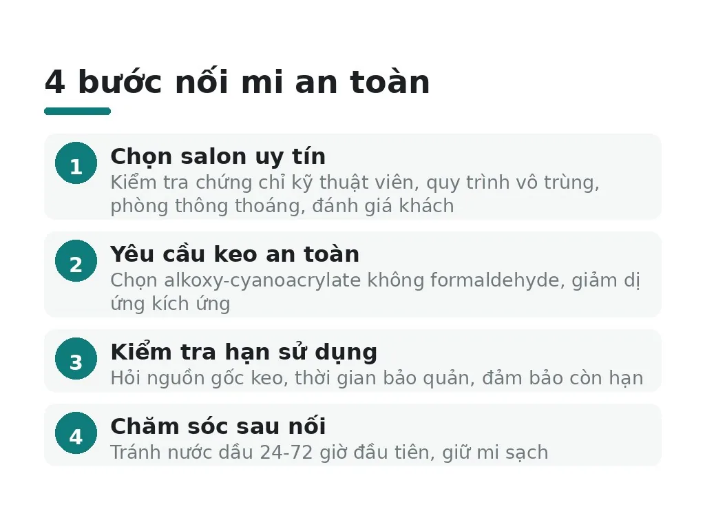 Làm thế nào để nối mi vừa đẹp vừa an toàn?