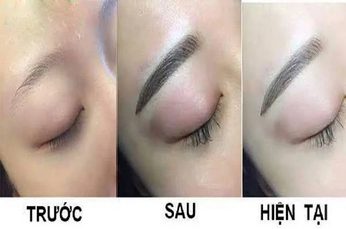 Cách chăm sóc chân mày sau xăm để lên màu bền lâu