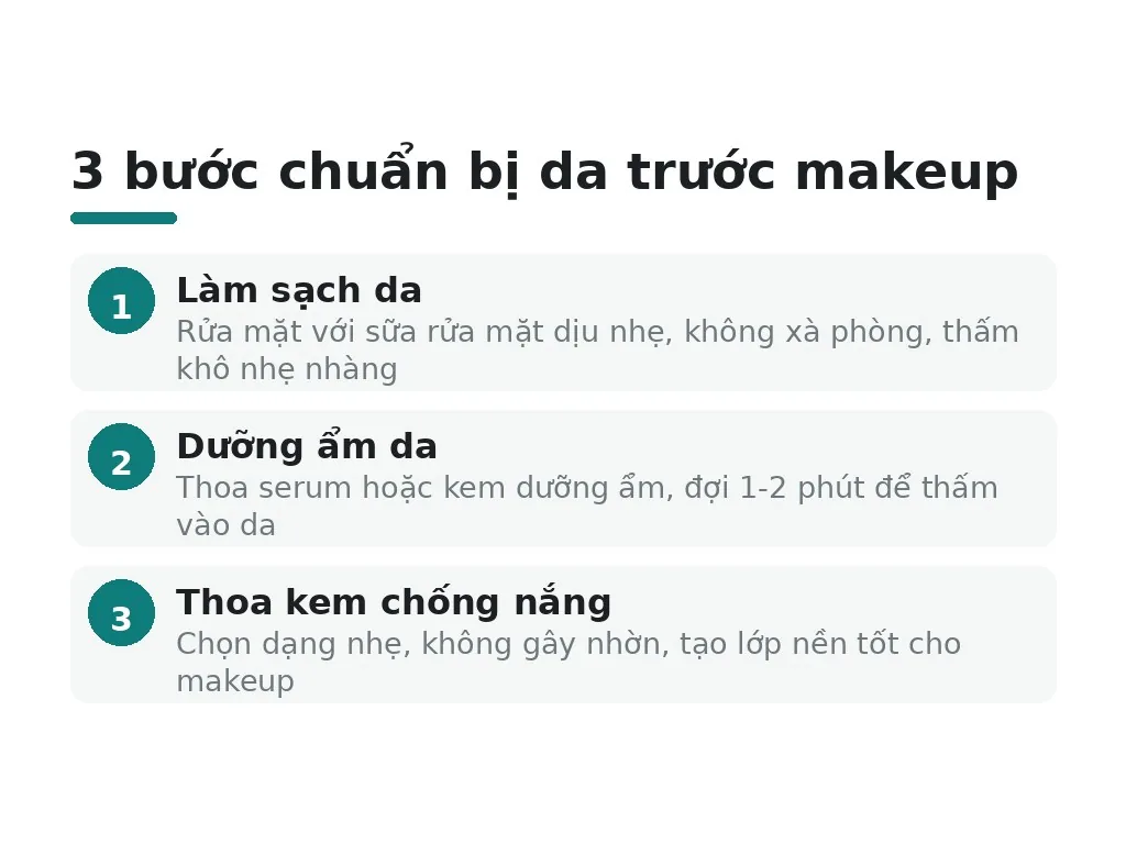 Tại sao chuẩn bị da trước makeup lại quan trọng?